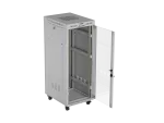 SZAFA INSTALACYJNA RACK STOJĄCA 19" 32U 600X800 SZARA DRZWI PRZESZKLONE LCD LANBERG (FLAT PACK) V2