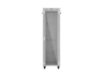 SZAFA INSTALACYJNA RACK STOJĄCA 19" 42U 600X600 SZARA DRZWI PRZESZKLONE LCD LANBERG (FLAT PACK) V2