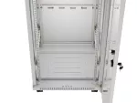 SZAFA INSTALACYJNA RACK STOJĄCA 19" 42U 600X600 SZARA DRZWI PRZESZKLONE LCD LANBERG (FLAT PACK) V2