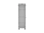 SZAFA INSTALACYJNA RACK STOJĄCA 19" 42U 600X600 SZARA DRZWI PRZESZKLONE LCD LANBERG (FLAT PACK) V2