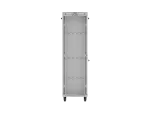 SZAFA INSTALACYJNA RACK STOJĄCA 19" 42U 600X600 SZARA DRZWI PRZESZKLONE LCD LANBERG (FLAT PACK) V2