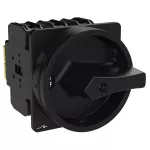 P3-63/EA/SVB-SW Rozłącznik główny, 3 bieg., 63 A, funkcja awaryjnego zatrzymania , blok. na kłódkę w pozycji Wył., montaż natablicowy, pokrętło czarne z blokadą na kłódkę