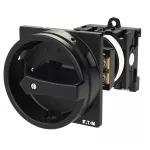 T0-1-102/V/SVB-SW Rozłącznik główny, 2 bieg., 20 A, funkcja awaryjnego zatrzymania , 90 °, blok. na kłódkę w pozycji Wył., montaż rozłączny, pokrętło czarne z blokadą na kłódkę