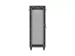SZAFA INSTALACYJNA RACK STOJĄCA 19" 32U 600X600 CZARNA DRZWI PERFOROWANE LCD LANBERG (FLAT PACK)
