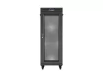 SZAFA INSTALACYJNA RACK STOJĄCA 19" 32U 600X800 CZARNA DRZWI PERFOROWANE LCD LANBERG (FLAT PACK)