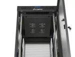 SZAFA INSTALACYJNA RACK STOJĄCA 19" 32U 600X800 CZARNA DRZWI PERFOROWANE LCD LANBERG (FLAT PACK)