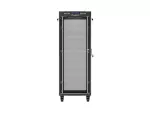 SZAFA INSTALACYJNA RACK STOJĄCA 19" 32U 600X800 CZARNA DRZWI PERFOROWANE LCD LANBERG (FLAT PACK)