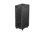 SZAFA INSTALACYJNA RACK STOJĄCA 19" 32U 600X800 CZARNA DRZWI PERFOROWANE LCD LANBERG (FLAT PACK)