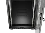SZAFA INSTALACYJNA RACK STOJĄCA 19" 42U 600X1200 CZARNA DRZWI PRZESZKLONE LCD LANBERG (FLAT PACK) V2