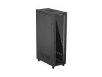 SZAFA INSTALACYJNA RACK STOJĄCA 19" 42U 600X1200 CZARNA DRZWI PRZESZKLONE LCD LANBERG (FLAT PACK) V2