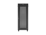 SZAFA INSTALACYJNA RACK STOJĄCA 19" 42U 800X800 CZARNA DRZWI PERFOROWANE LCD LANBERG (FLAT PACK)