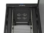 SZAFA INSTALACYJNA RACK STOJĄCA 19" 42U 800X800 CZARNA DRZWI PERFOROWANE LCD LANBERG (FLAT PACK)