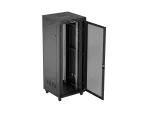 SZAFA INSTALACYJNA RACK STOJĄCA 19" 42U 800X800 CZARNA DRZWI PERFOROWANE LCD LANBERG (FLAT PACK)