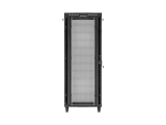 SZAFA INSTALACYJNA RACK STOJĄCA 19" 42U 800X800 CZARNA DRZWI PERFOROWANE LCD LANBERG (FLAT PACK)