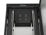 SZAFA INSTALACYJNA RACK STOJĄCA 19" 47U 800X800 CZARNA DRZWI PERFOROWANE LCD LANBERG (FLAT PACK)
