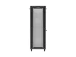 SZAFA INSTALACYJNA RACK STOJĄCA 19" 47U 800X800 CZARNA DRZWI PERFOROWANE LCD LANBERG (FLAT PACK)