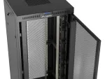 SZAFA INSTALACYJNA RACK STOJĄCA 19" 47U 800X800 CZARNA DRZWI PERFOROWANE LCD LANBERG (FLAT PACK)