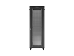 SZAFA INSTALACYJNA RACK STOJĄCA 19" 47U 800X800 CZARNA DRZWI PERFOROWANE LCD LANBERG (FLAT PACK)