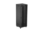 SZAFA INSTALACYJNA RACK STOJĄCA 19" 47U 800X800 CZARNA DRZWI PERFOROWANE LCD LANBERG (FLAT PACK)