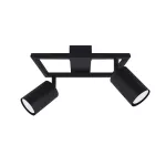 Oprawa ścienno-sufitowa HUBERT GU10 2L BLACK
