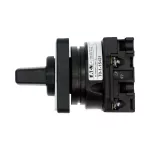 T0-1-15421/E Przełącznik zasilania, Styki: 2, 20 A, tabliczka: 2-0-1, 45 °, bez samopowrotu, montaż natablicowy, pokrętło czarne bez możliwości blokady