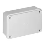 Puszka hermetyczna 120x80x50, bez dławików, szara, bezhalogenowa, IP65