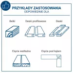 Piła stołowa 210 mm 1200W HS80 230V Scheppach