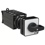 T0-8-8372/Z Przełącznik zasilania, Styki: 16, 20 A, tabliczka: 1-2, 90 °, bez samopowrotu, montaż rozłączny, pokrętło czarne bez możliwości blokady