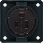 Integro Gniazdo z uz. standard USA/KANADA NEMA 5-15R cz mat