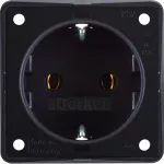 Integro Flow Gniazdo SCHUKO, brąz