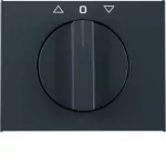 K.1 Płytka czołowa z pokrętłem do łącznika żaluzjowego obr. antracyt mat lakier