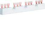 Szyna fazowa widełkowa 3P do 4 wyłączników silnikowych MM5xxN, 10 mm2