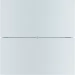 B.IQ Przycisk 2-krotny komfort, aluminium