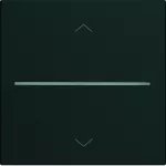 gallery Płytka czołowa do sterownika rolet z komunikacją Bluetooth czarny