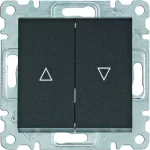 lumina Łącznik żaluzjowy bistabilny, czarny