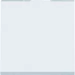 lumina Klawisz do łączników 1-klawiszowych, biały