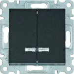 lumina Łącznik kontrolny seryjny/świecznikowy, czarny