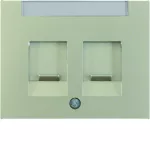 K.5 Płytka czołowa podwójna zas. chr. p. kurz., p.opis., stal szl, lak