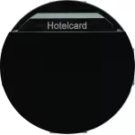 R.classic/1930/Glas Łącznik przekaźnikowy na kartę hotelową, czarny