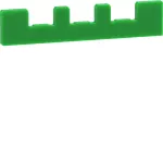 ACB HW1 Wspornik/spinka przyłącza unimes H pole U-PWE 3P przyłącze przednie