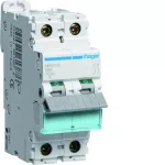 MCB Wyłącznik nadprądowy Icn=10000A / Icu=15kA 1P+N B 16A