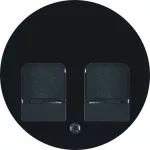 R.x Płytka czołowa zas. chr. p. kurz., p.opis., czarny