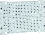 Perforowana płyta montażowa do przedziału teletechnicznego