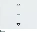 K.1 Przycisk żaluzjowy komfort do sterownika żaluzjowego, biały