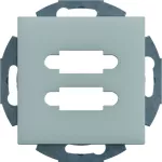 tehalit.WA Płytka centralna Typ30 D-Sub 2-krotna ABS bezhalogenowy alu