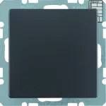 KNX system Berker Q.1/Q.3 Czujniki CO2 i wilgotności z reg temp antracyt aks