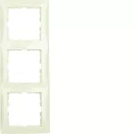 S.1 Ramka 3-krotna, kremowy, połysk