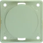 Integro Flow Zaślepka z płytką nośną, stal szl, lak