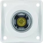 Integro Flow Gniazdo zasilania 12 V, mechanizm biały