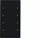 KNX TS Sensor dotykowy 4-krotny, szkło, czarne